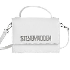 Steve Madden White Tik Tok Crossbody Bag New